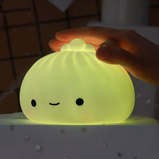 Custom Cute Color Changing Creative LED Sleep Gel Pat Night Light